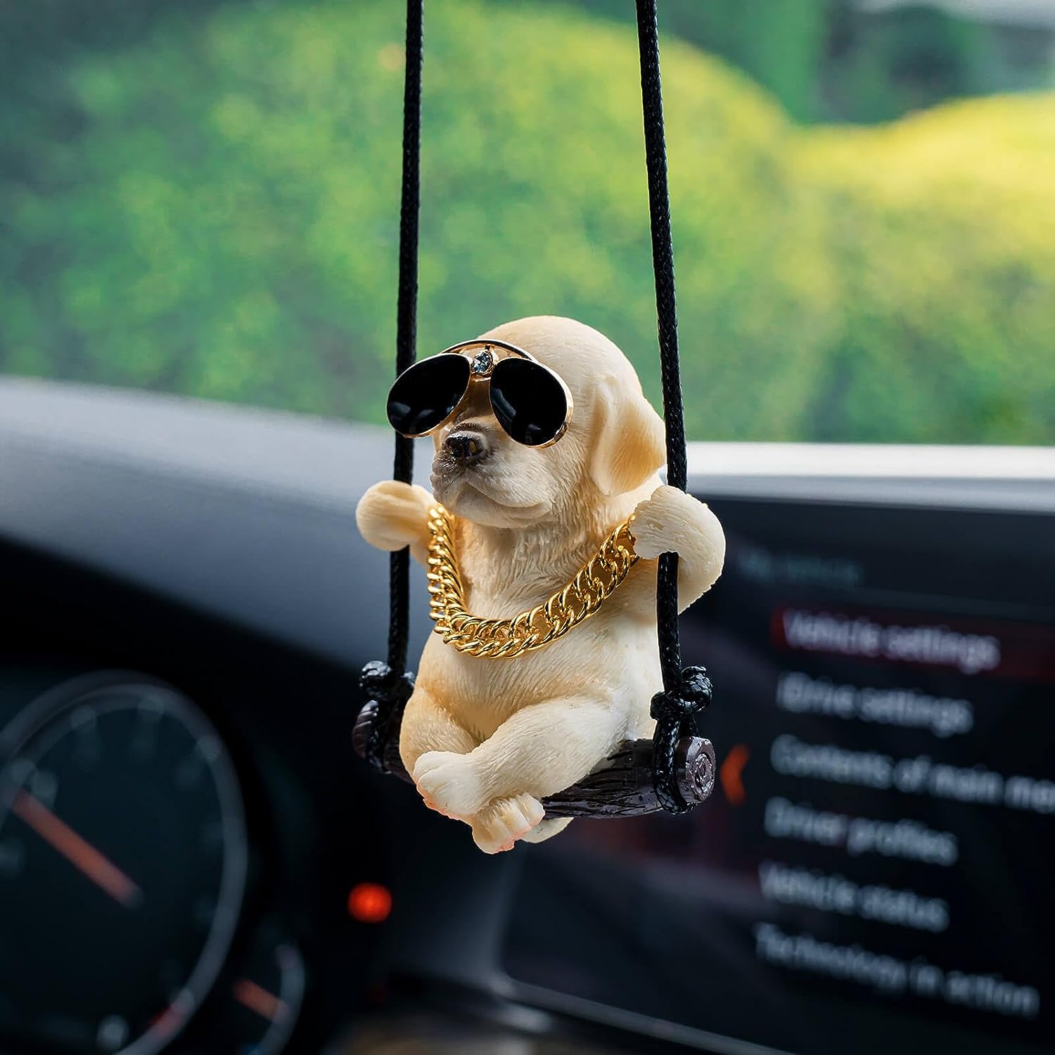 Car Accessories Mirror Hanging - Labrador Retriever Lusterko samochodowe wiszące Akcesoria