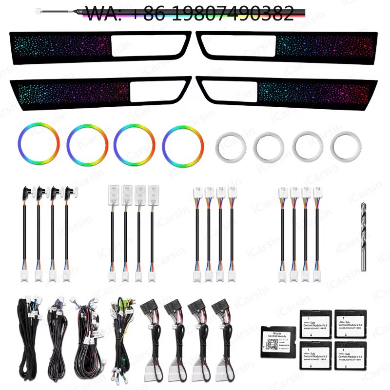 Car Accessories Kit - Zestaw oświetlenia RGB Symphony do wnętrza