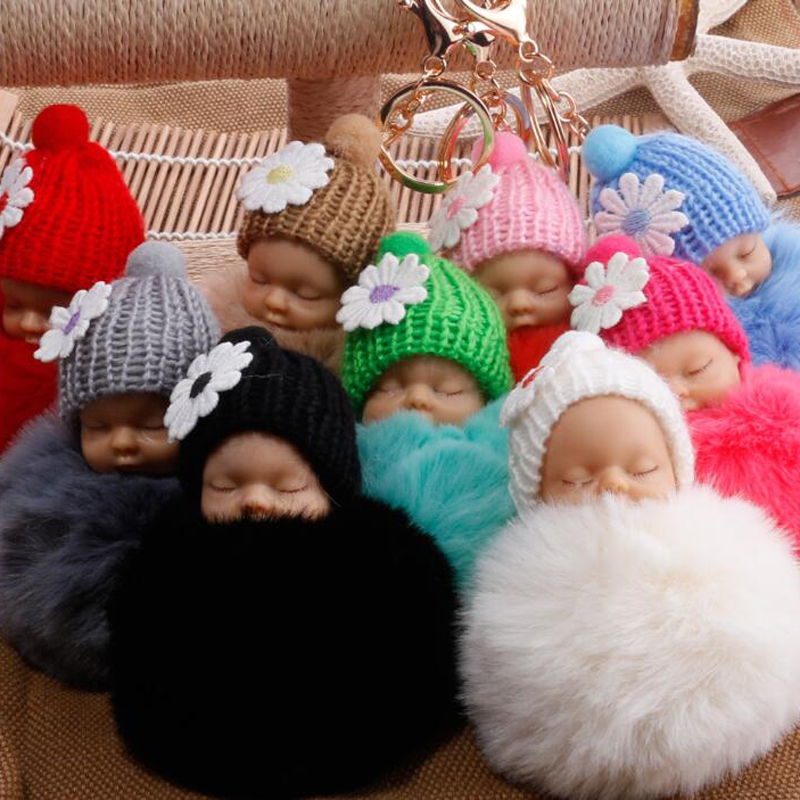 Car Accessories For Boys - Kawaii Cute Baby Kid Flush lalka
