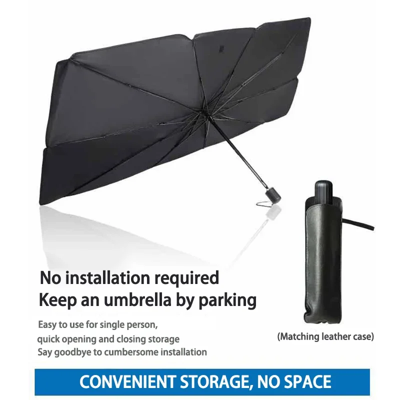 Windshield Sun Shade - Składana osłona przeciwsłoneczna na przednią szybę