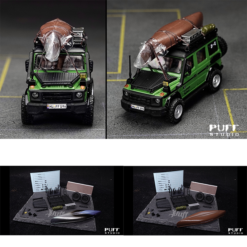 Car Accessories Kit - Zestaw łodzi PuffStudio 1/64 odpowiedni do
