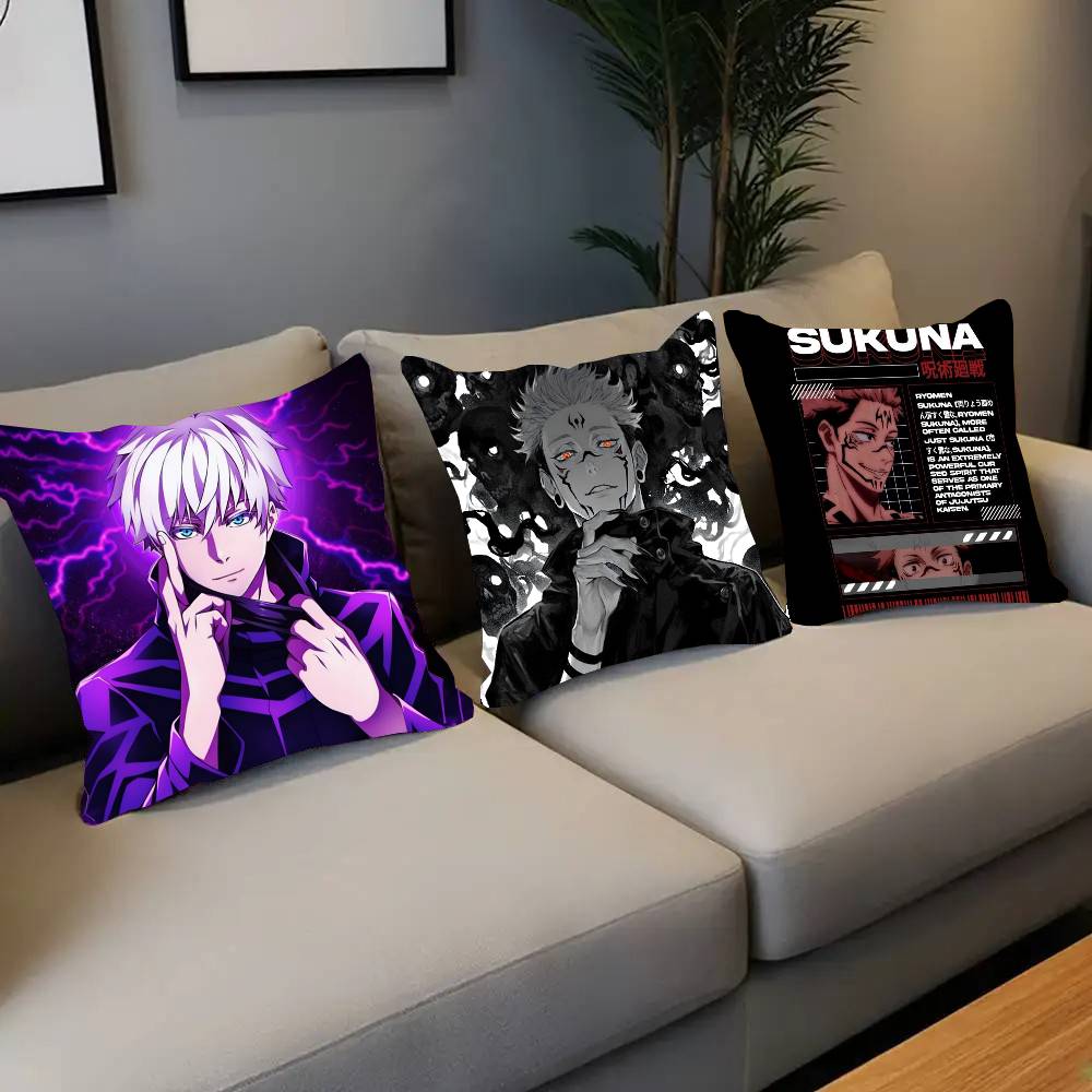 Car Accessories Gift Ideas - Poszewka na poduszkę z anime Jujutsu