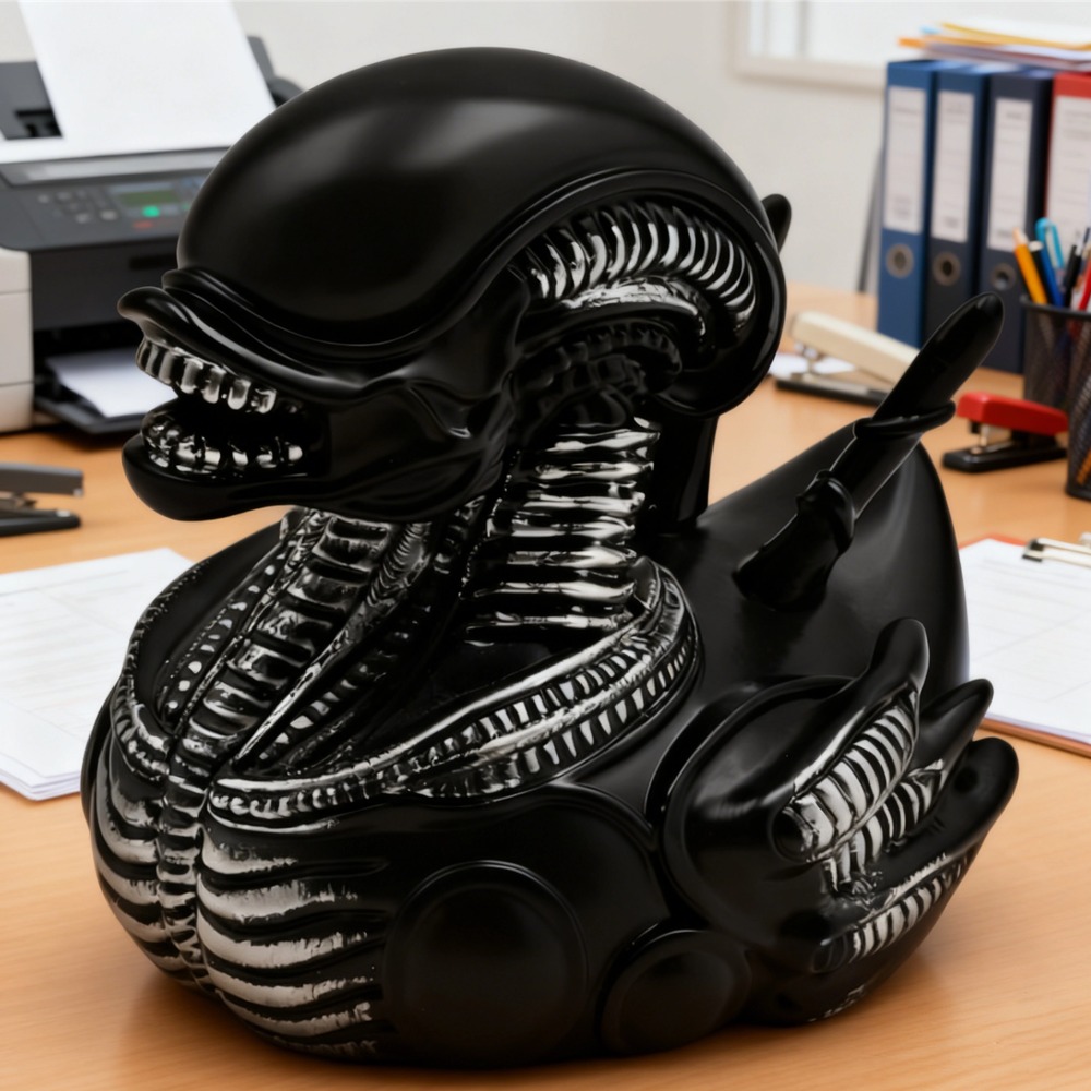 Car Accessories Gift Ideas - Statuetka z żywicy Alien Duck ，
