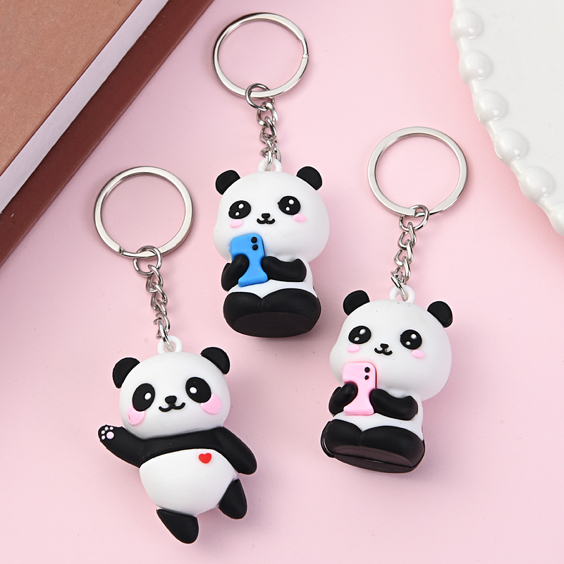 Uroczy breloczek z pandami w s – Car Accessories Gift Ideas recenzja i cena