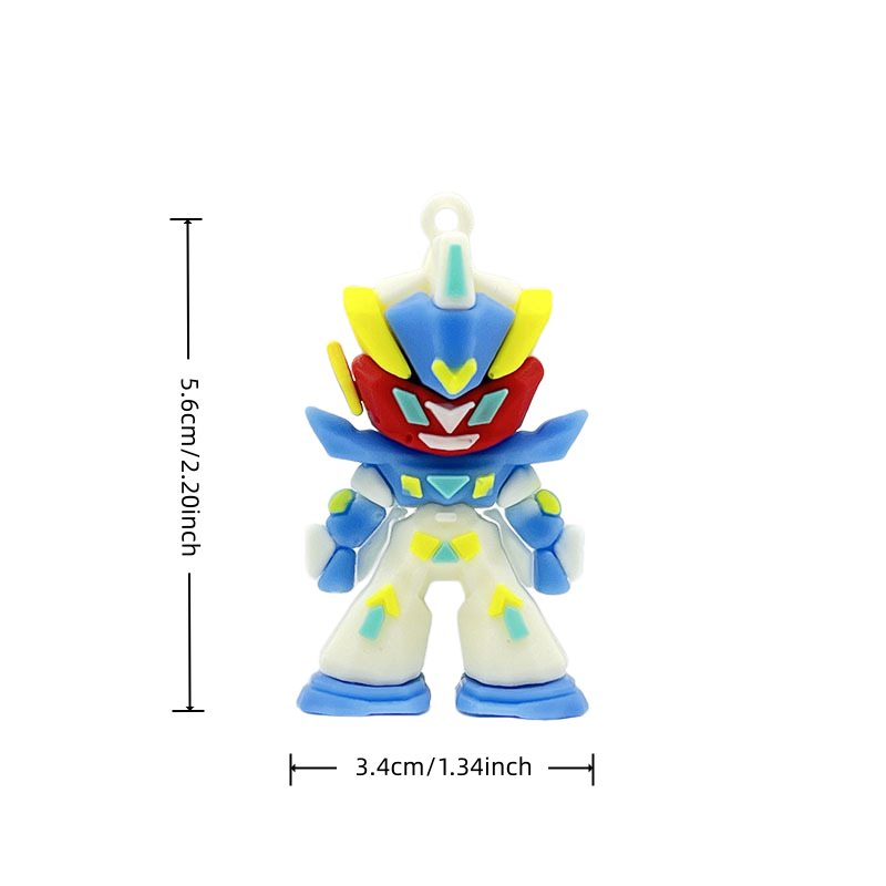 Silikonowy brelok Gundam, mini – Car Accessories For Boys recenzja i cena