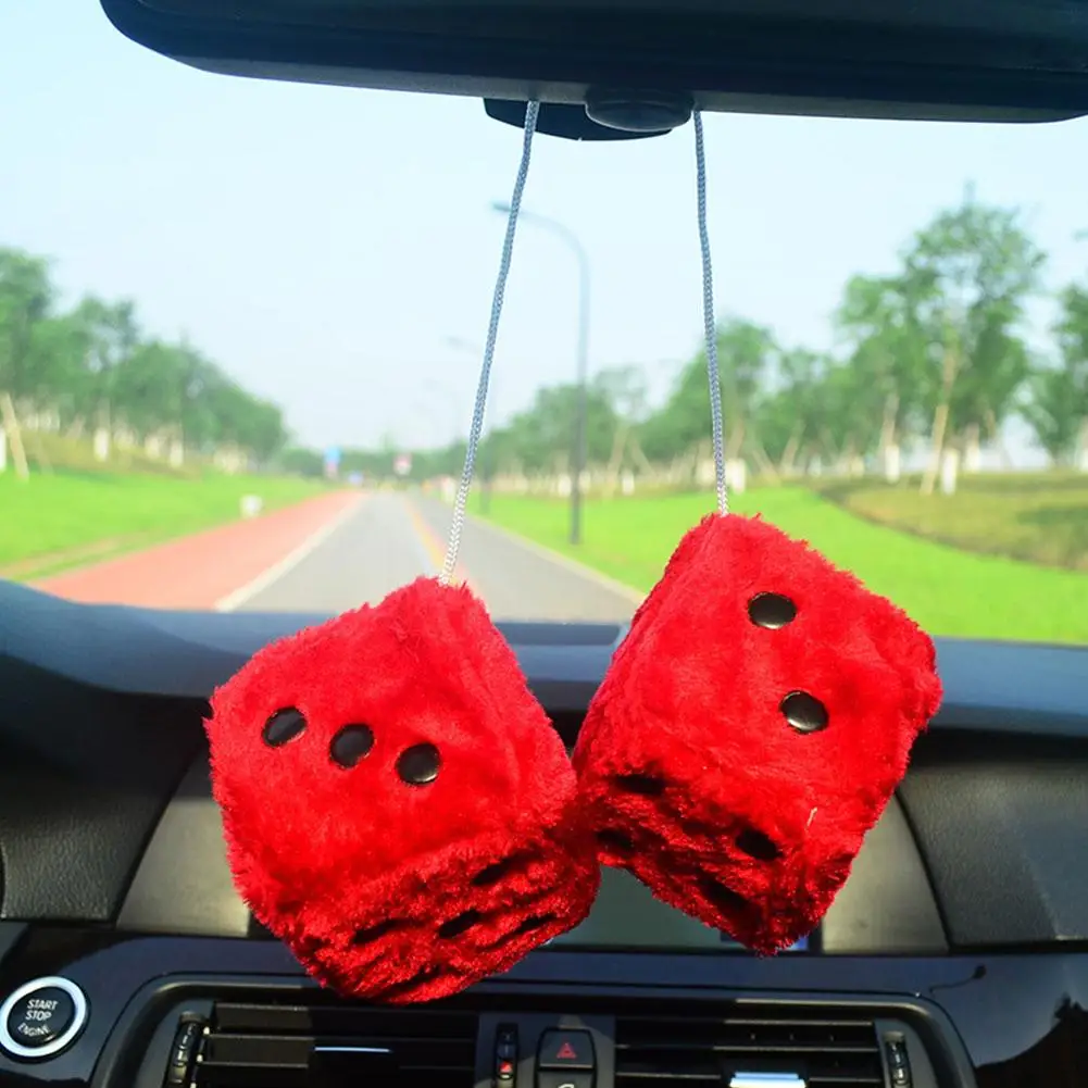 7,5 cm Miękkie puszyste kostki – Car Accessories Mirror Hanging recenzja i cena