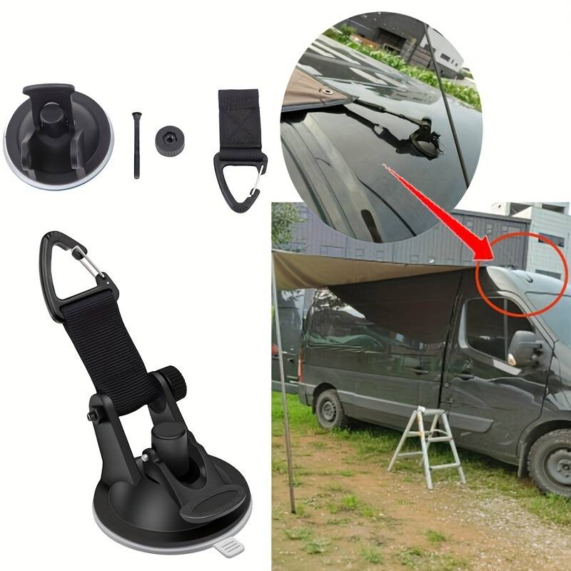 4 szt. Haki mocujące z przyssa – Car Accessories Inside recenzja i cena