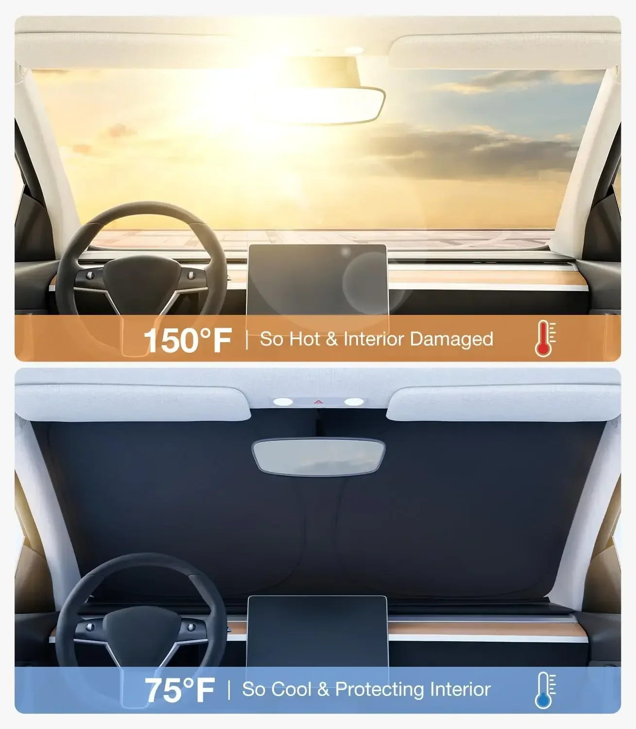 Osłona przeciwsłoneczna na prz – Windshield Sun Shade recenzja i cena